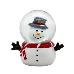 St. Nicholas Square® Monogram Mini Snow Globe Table Decor -Home Decor Shop 7743287 Snowman