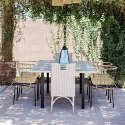 Aoodor 4-Pack Solid Waterproof Outdoor Patio Seat Cushion, Dining Chair Cushions With Ties-20 X 19in -Home Decor Shop 7791079 ALT2