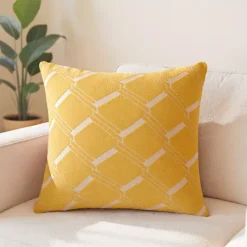 2 Packs Geometric Decorative Throw Pillow Cover Modern Cushion Cases Gifts For Home Decoration -Home Decor Shop 7807705 ALT2