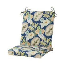 Greendale Home Fashions High Back Outdoor Dining Chair Pad -Home Decor Shop 7848974 Marlow Blue Floral