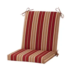 Greendale Home Fashions High Back Outdoor Dining Chair Pad -Home Decor Shop 7848974 Roma Stripe