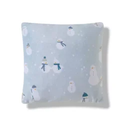 Cuddl Duds® Snowmen Plush Throw Pillow