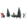 Northlight 7-pc. Christmas Village Figurine & Tree Display Set Table Decor