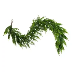Nearly Natural 6-ft. Artificial Real Touch Norfolk Island Pine Garland