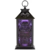 Northlight 11-in. LED Lighted "Happy Halloween" Indoor / Outdoor Candle Lantern