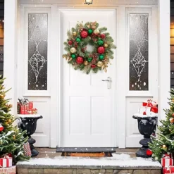 16 Inch Prelit Christmas Wreath -Home Decor Shop 7971801 ALT4