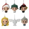 National Lampoon's Christmas Vacation Set Of 6 Shatterproof Hallmark Mini Christmas Ornaments